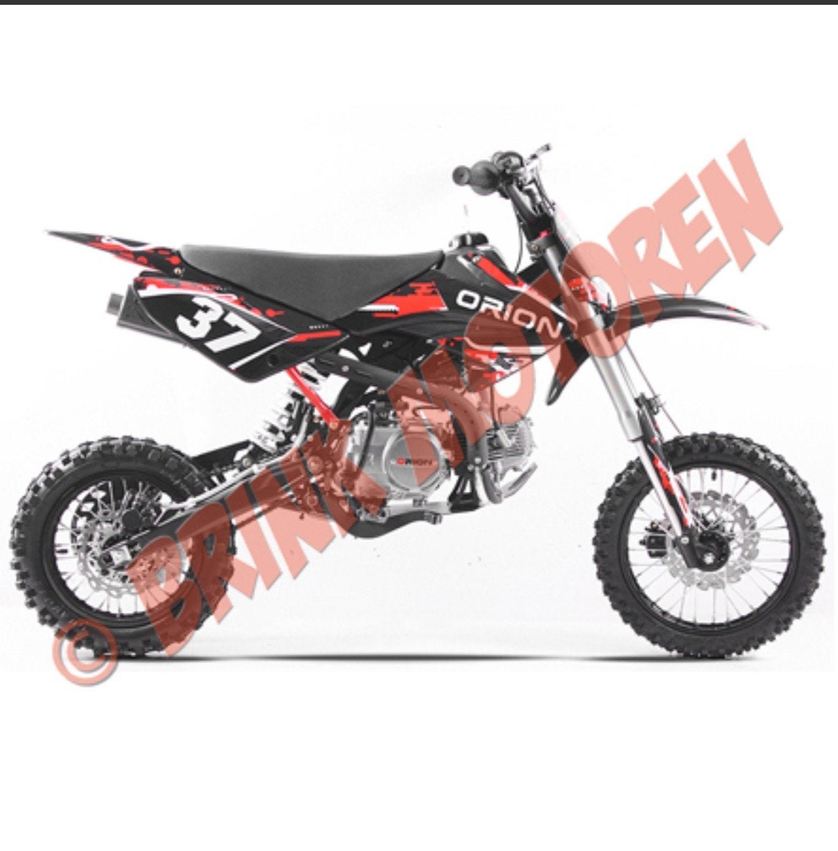 Orion pitbike, Gebruikt, 125 cc, Pitbike, Schijfrem