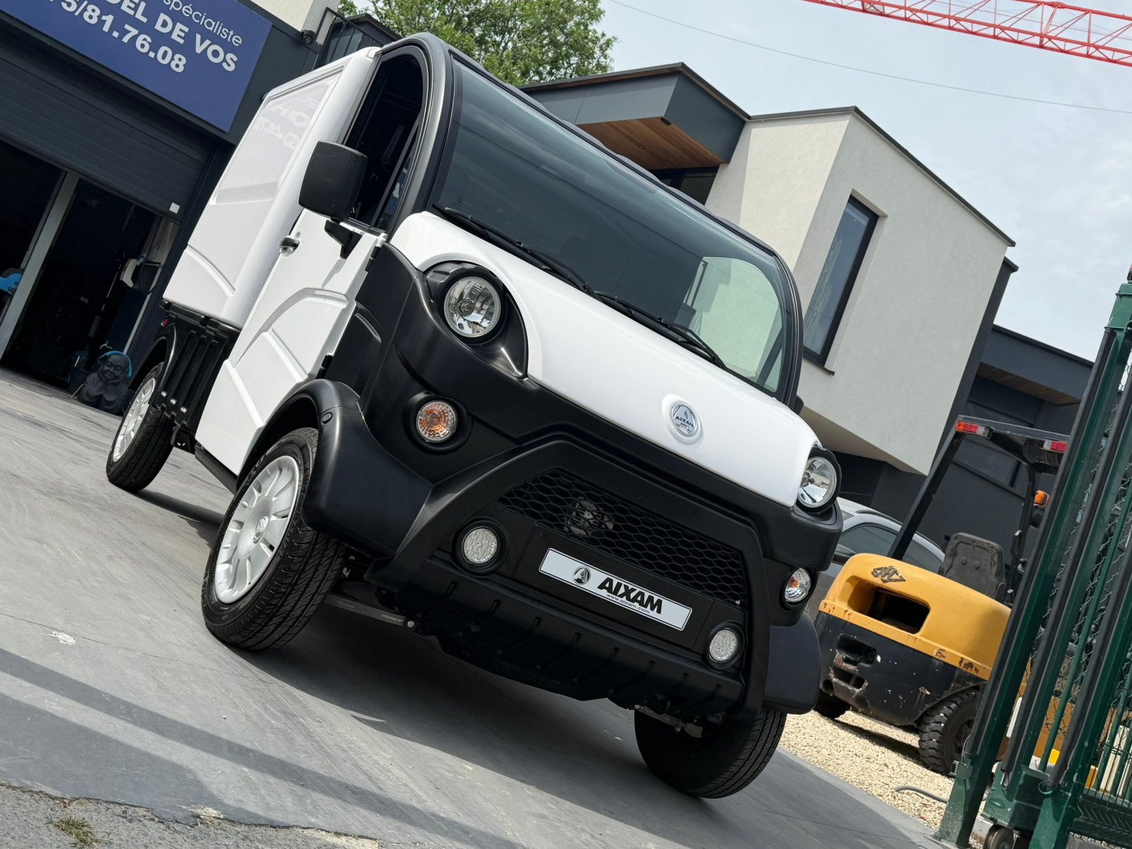 bijna nieuwe aixam D-truck bj 2026, Wit, Leder, Bedrijf, Diesel