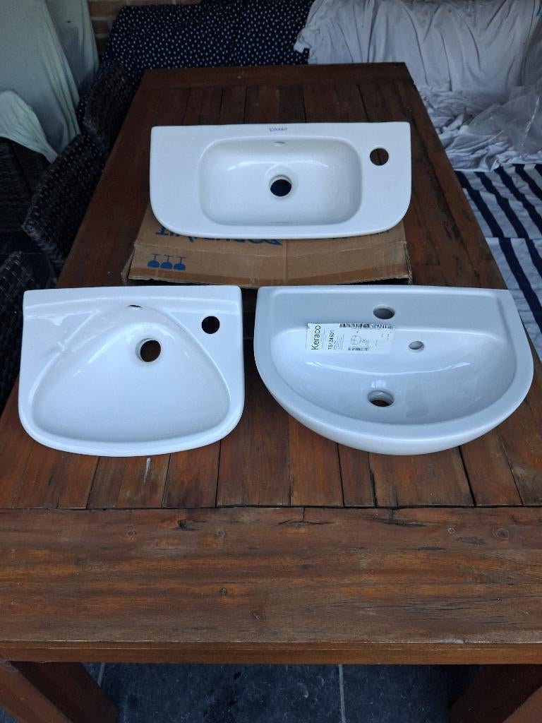 handwasbak nieuw 3 types, Bricolage & Construction, Sanitaire, Neuf, Lavabo, Enlèvement