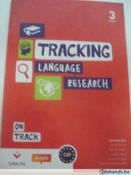 tracking language research 3de graad, Boeken, Studieboeken en Cursussen, Ophalen, Gelezen, BSO