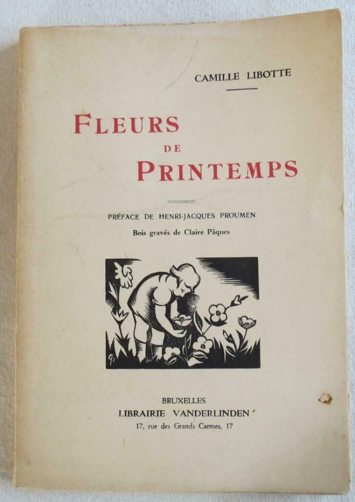Camille Libotte Fleurs De Printemps, Antiquités & Art, Enlèvement ou Envoi, Libotte