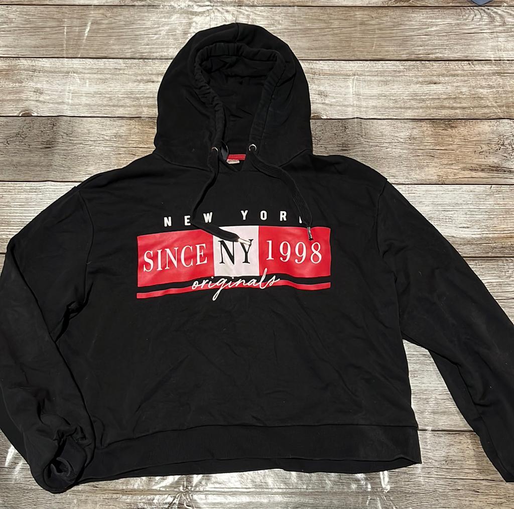 NEW YORK hoodie trui maat Large (23/5)*, Enfants & Bébés, Vêtements enfant | Taille 176, Enlèvement ou Envoi, Comme neuf, H&M