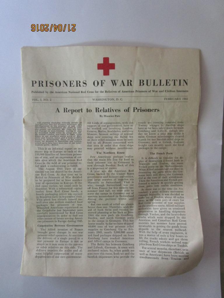 Journal POW, Enlèvement ou Envoi, Armée de terre, Autres types
