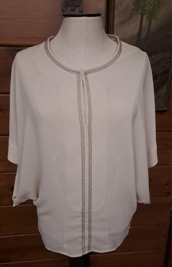 Dame Blanche vlindermouw bloes XS, Kleding | Dames, Ophalen of Verzenden
