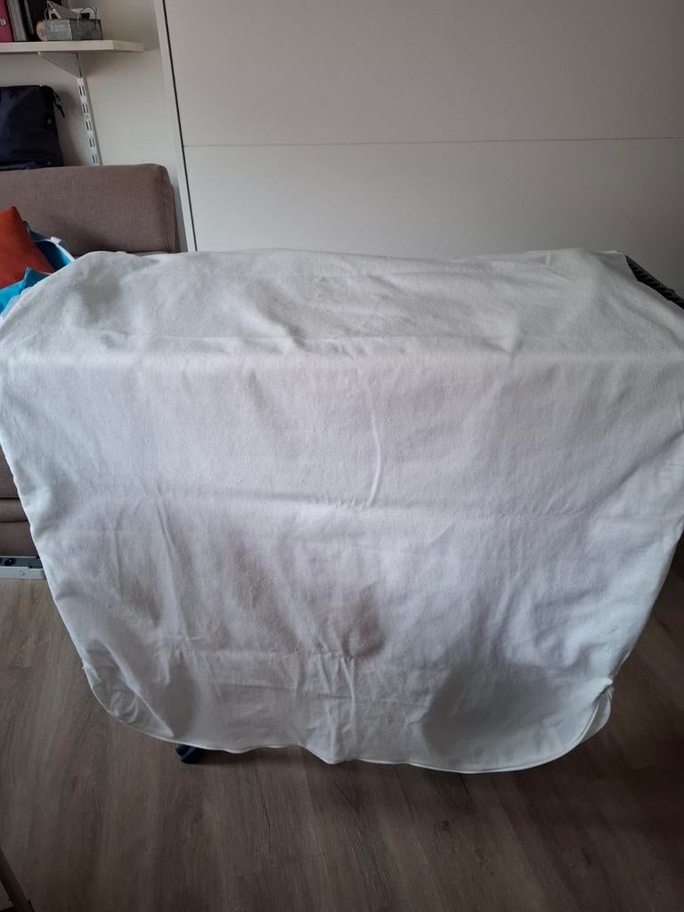 Matrasbeschermer voor een persoonsbed, Huis en Inrichting, Slaapkamer | Beddengoed, Gebruikt, Overige typen, Eenpersoons, Wit