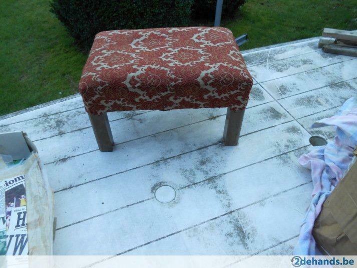 antiek, retro voet bank, Huis en Inrichting, Stoelen, Gebruikt