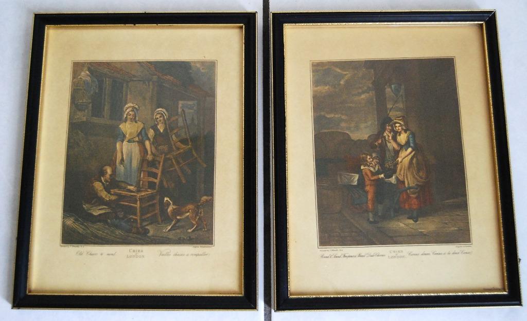 2 prints Cries of London - Francis Wheatley (1747-1801), Enlèvement ou Envoi