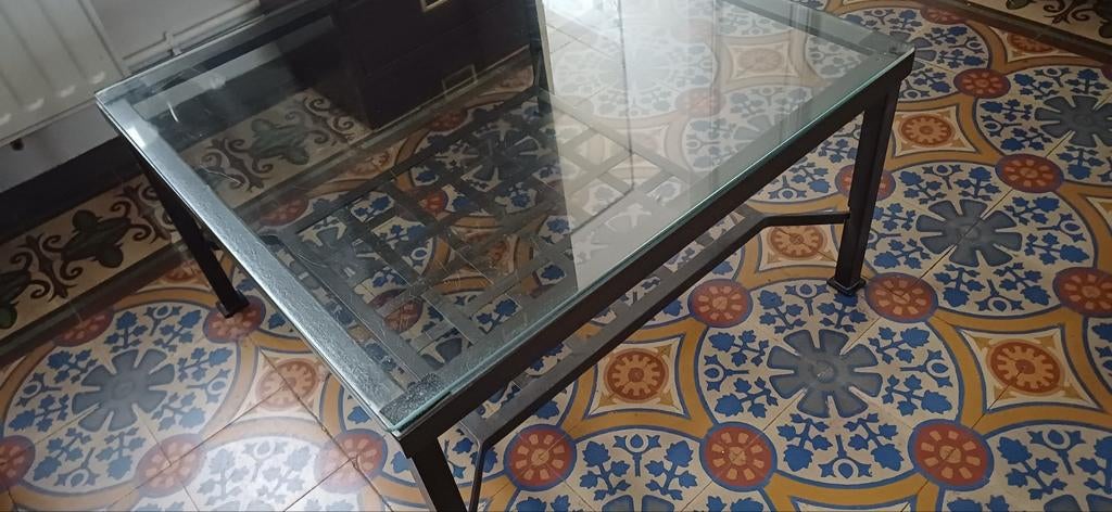 Salontafel, Ophalen, Gebruikt, 50 tot 100 cm, Vierkant