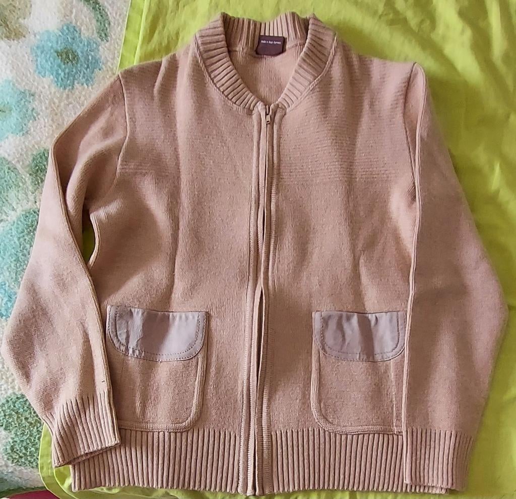 Gilet camel tirette 50, Enlèvement ou Envoi, Comme neuf
