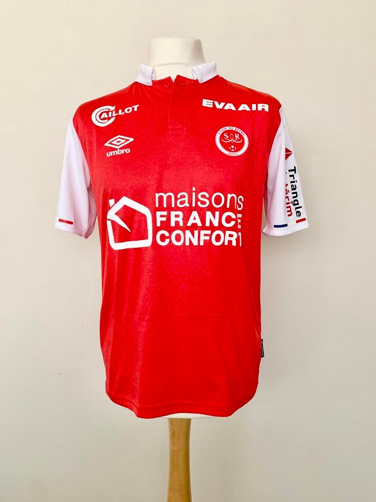 Stade de Reims 2019-2020 Home Chavalerin match worn shirt, Sports & Fitness, Football, Comme neuf, Maillot, Taille M, Enlèvement ou Envoi