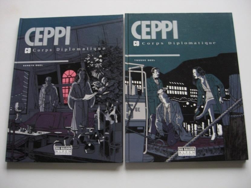 CORPS DIPLOMATIQUE 1 en 2 – HC – 1STE DRUK - NIEUWSTAAT, Boeken, Stripverhalen, Zo goed als nieuw, Complete serie of reeks, Ophalen of Verzenden