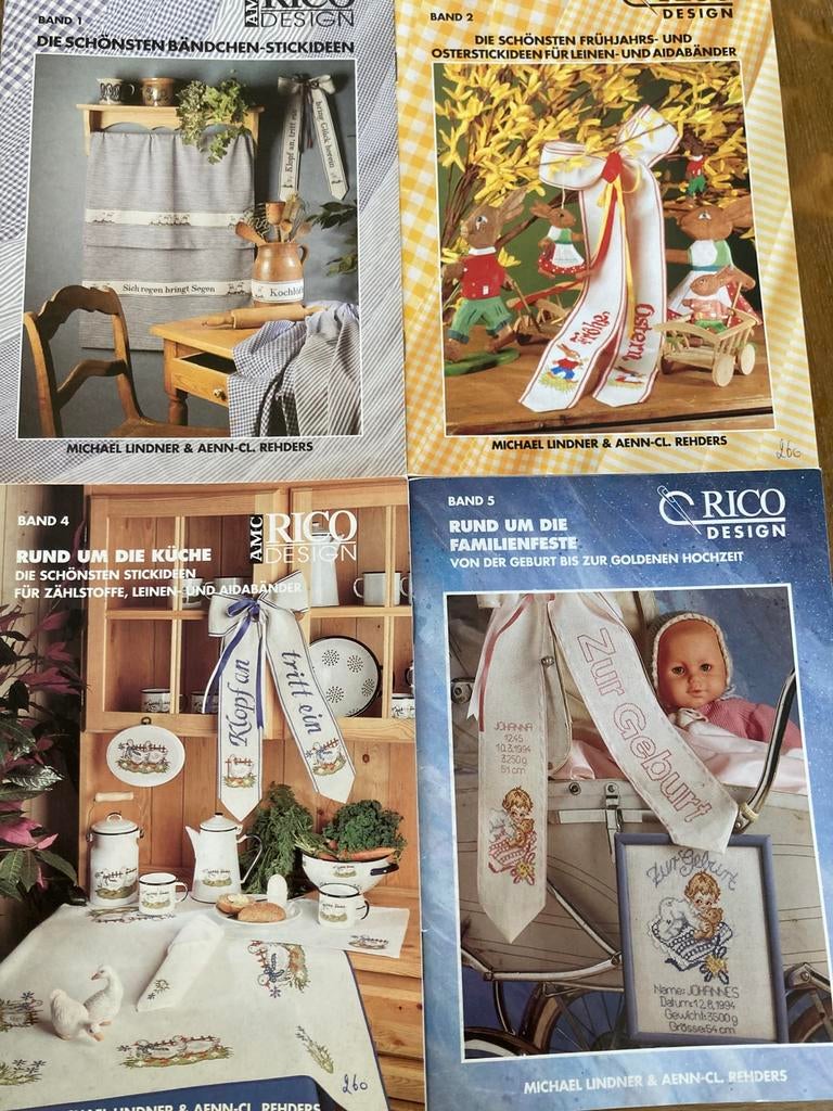 Naaien kruisjessteek Rico desgin, Hobby en Vrije tijd, Ophalen of Verzenden, Zo goed als nieuw