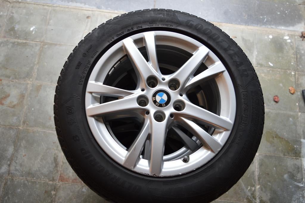Velgen met banden runflat 205/60/16 steek 5X112, Auto-onderdelen, Banden en Velgen, Ophalen, Gebruikt, 16 inch, Banden en Velgen