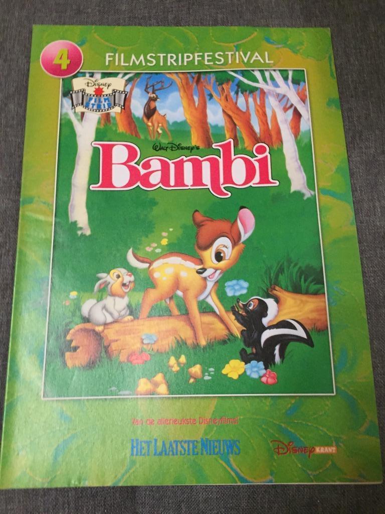 Strip Bambi, Verzamelen, Ophalen of Verzenden, Overige figuren, Zo goed als nieuw, Pen, Potlood of Stift