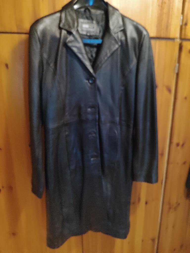 Lederen damesjas, Kleding | Dames, Ophalen, Maat 38/40 (M), Zwart