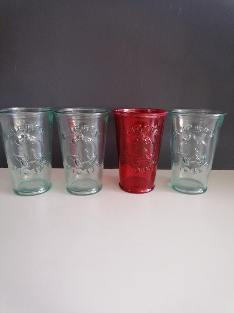 Drinkglazen Mickey, Ophalen, Zo goed als nieuw