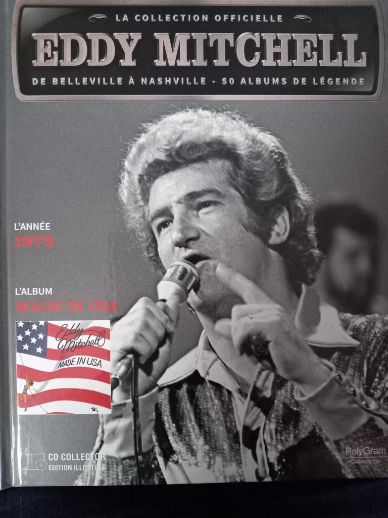 Eddy Mitchell - de officiële collectie - CD ALBUM  uit 1975, Ophalen of Verzenden, Zo goed als nieuw
