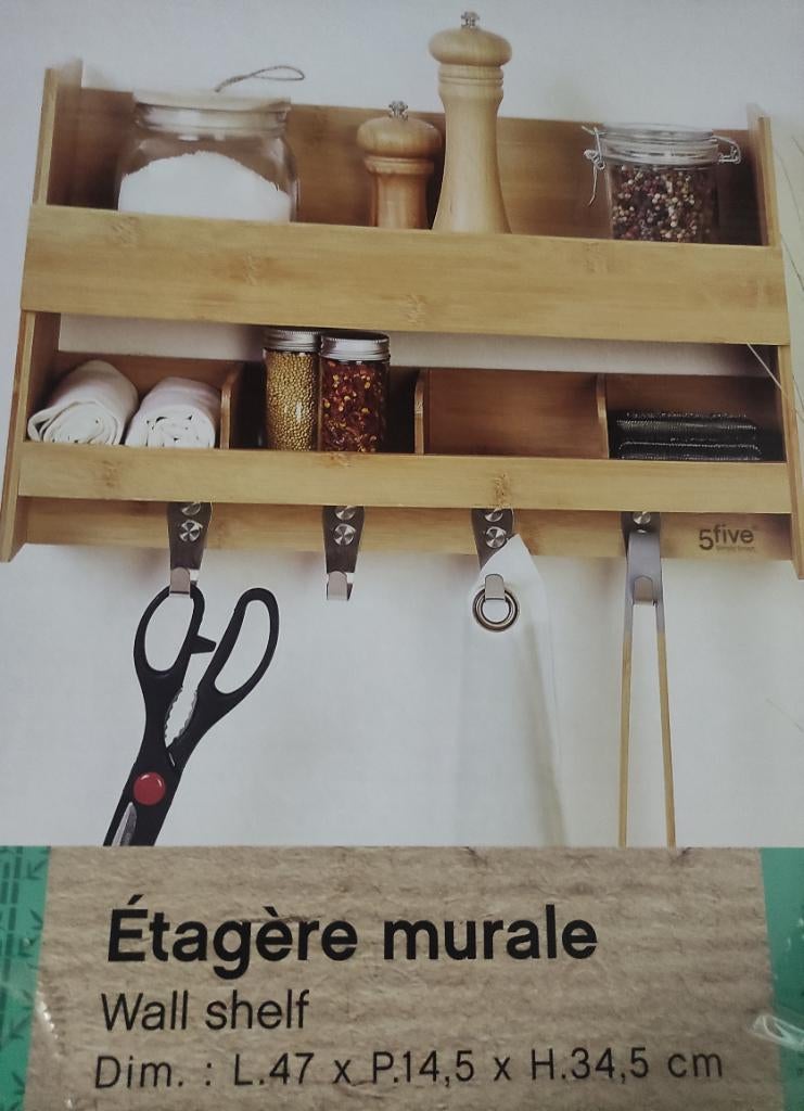 Étagère rangement cuisine neuve, Maison & Meubles, Cuisine | Éléments de cuisine, Neuf, Moins de 25 cm, Beige, Moins de 100 cm