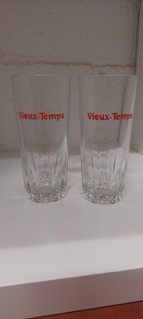 Verres vieux temps, Collections, Marques de bière, Enlèvement ou Envoi, Comme neuf