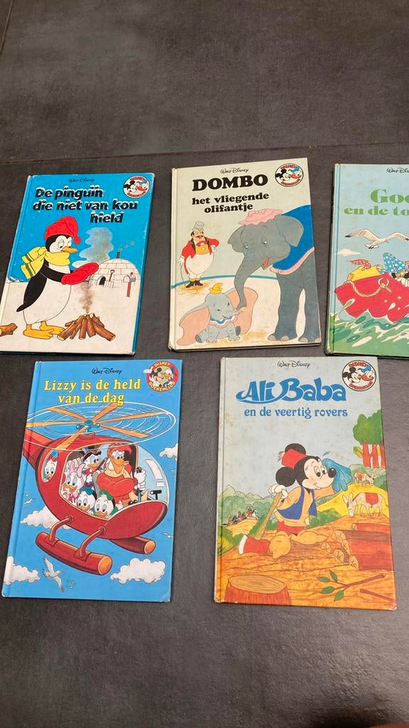 164: Walt Disney verhalen set van 5 boekjes, Enlèvement ou Envoi, Utilisé, Walt Disney