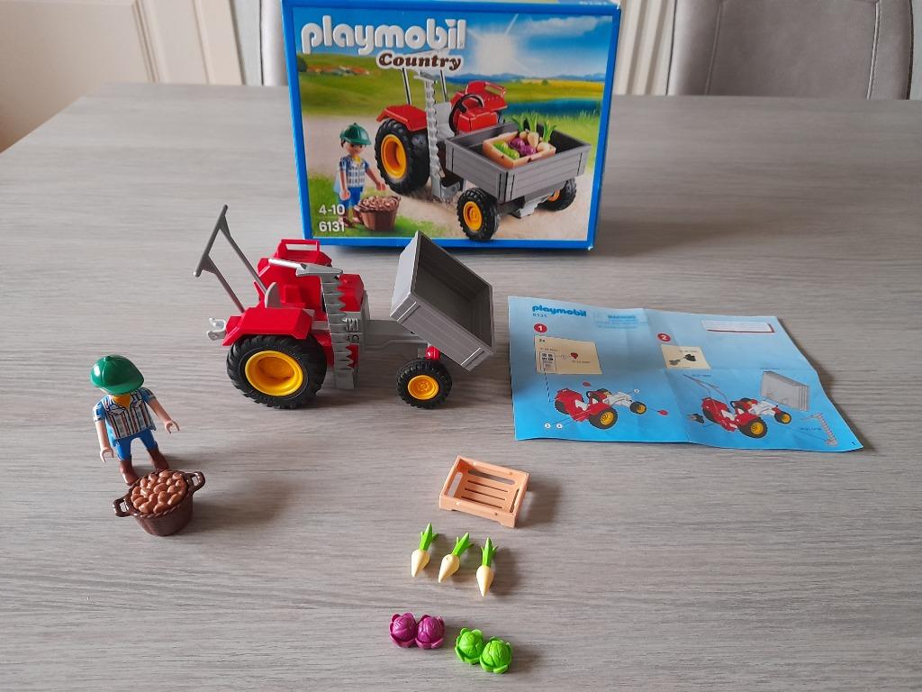 Playmobil Tractor met laadbak - 6131, Ophalen of Verzenden, Nieuw, Complete set