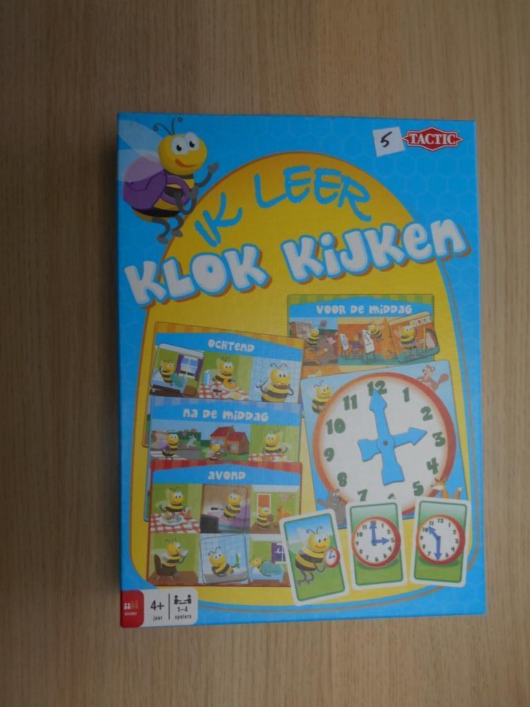 Spel 'ik leer klok kijken', Kinderen en Baby's, Speelgoed | Educatief en Creatief, Ophalen, Zo goed als nieuw, Ontdekken