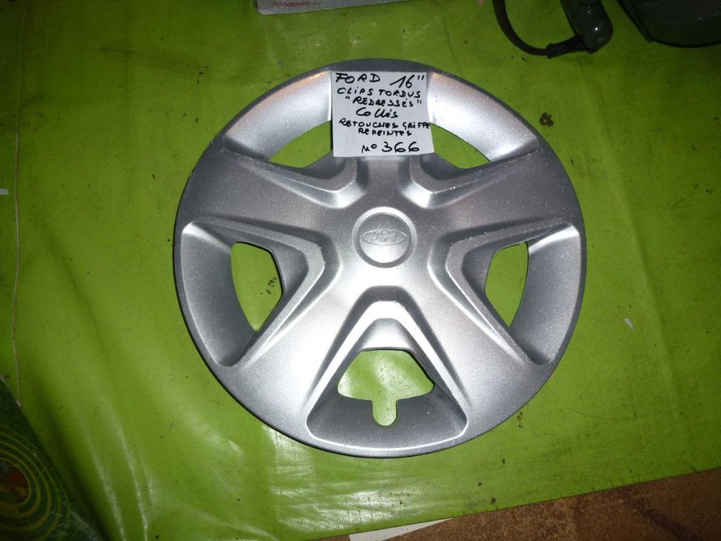 enjoliveur Ford 16'' (n°366) - 1pc, Autos : Pièces & Accessoires, Enlèvement ou Envoi, 16 pouces, Utilisé, Jante(s)
