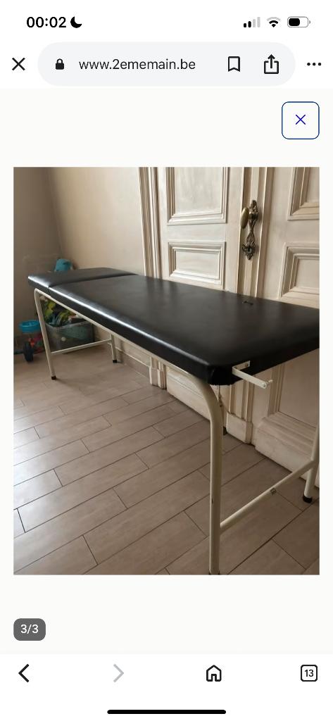 Table de massage, Enlèvement, Comme neuf, Table de massage