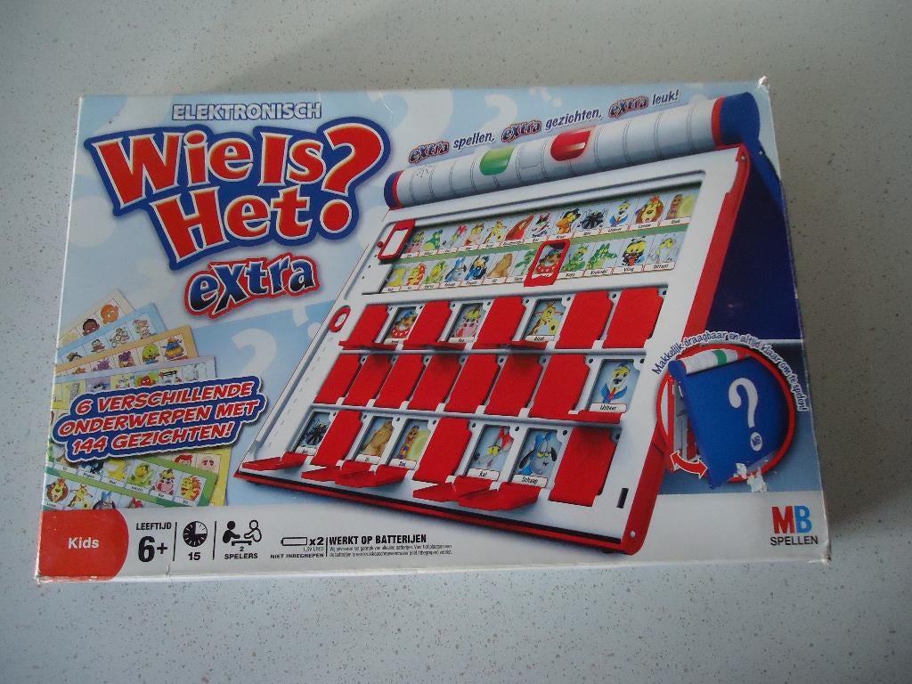 "Wie Is Het ? EXTRA" van Hasbro in Prima Staat., Hobby & Loisirs créatifs, Jeux de société | Autre, Comme neuf, 1 ou 2 joueurs