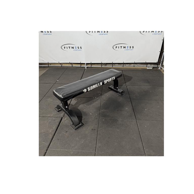 Gorilla Sports – Flat Bench, Sport en Fitness, Fitnessmaterialen, Gebruikt, Fitnessbank, Armen, Benen, Borst, Buik, Rug, Ophalen of Verzenden
