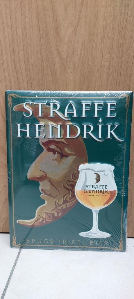 Reclamebord Straffe Hendrik Tripel, Ophalen of Verzenden, Nieuw, Reclamebord, Plaat of Schild, Overige merken