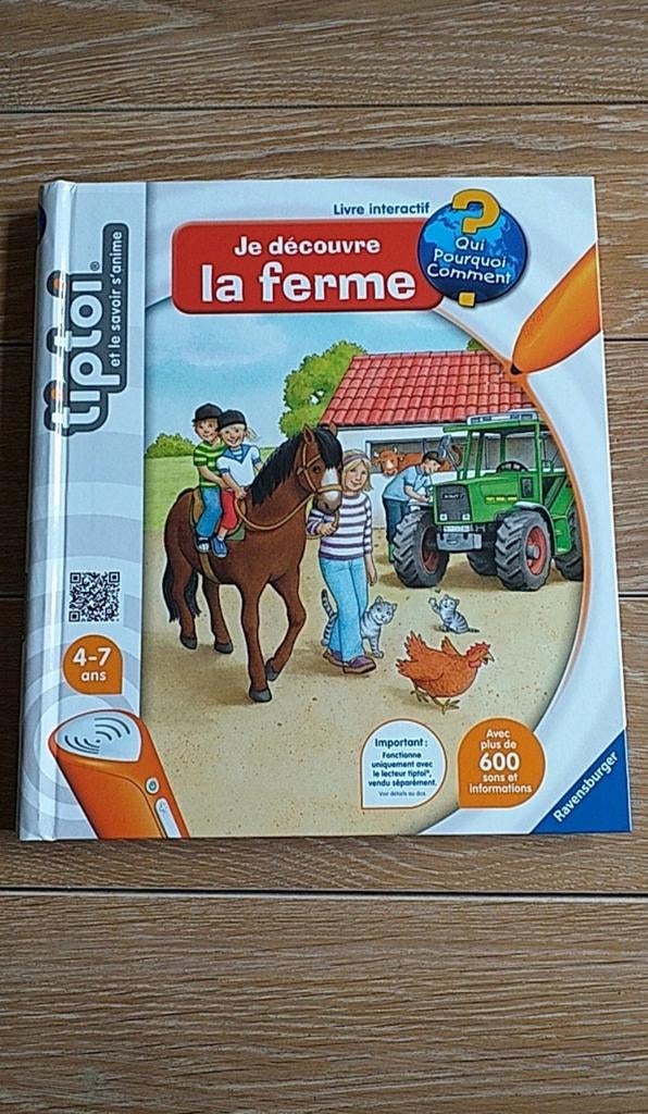 Tiptoi interactief boek Ik ontdek de boerderij 4-7 jaar, Ophalen of Verzenden, Zo goed als nieuw, Met geluid