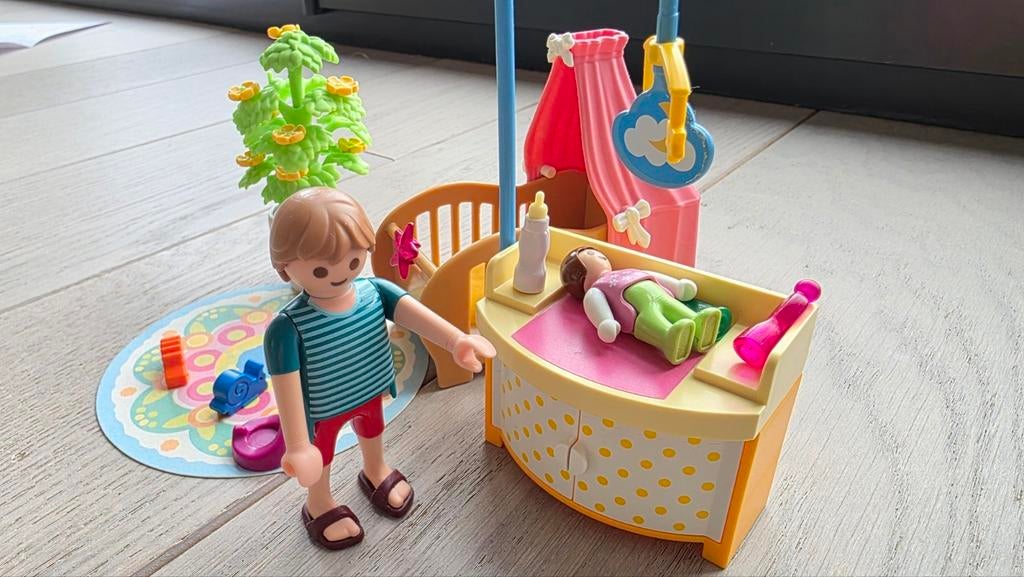 Playmobil Babykamer met wieg set 5334, Ophalen, Zo goed als nieuw, Complete set