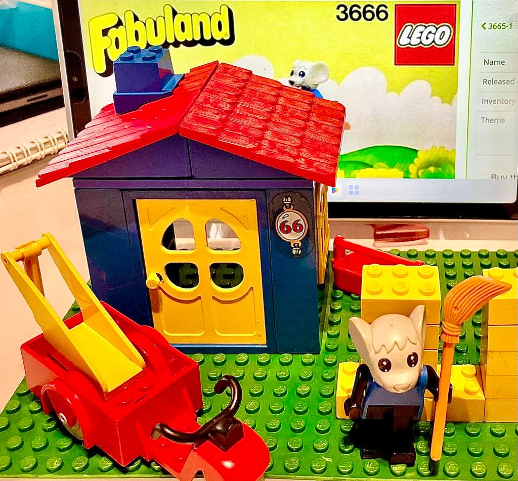 Lego FABULAND 3666 Benzinepomp, Ophalen of Verzenden, Gebruikt, Lego