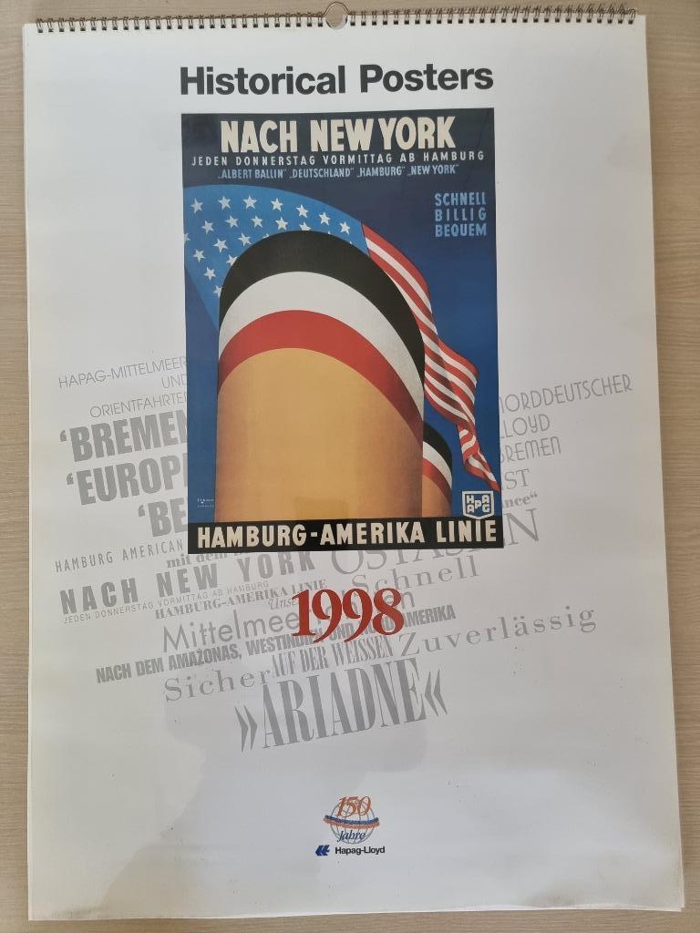 Historical Posters 1998 Hapag Lloyd, Ophalen