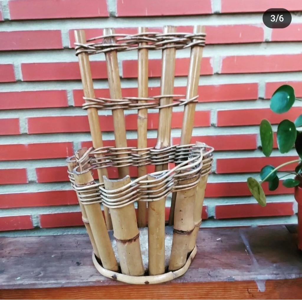 Pot de fleur en bambou, Jardin & Terrasse, Enlèvement ou Envoi