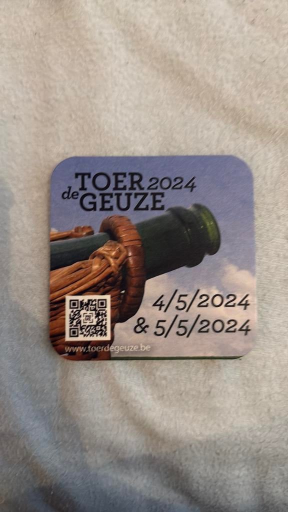 Tapis à bière Tour de Geuze, Enlèvement ou Envoi, Comme neuf