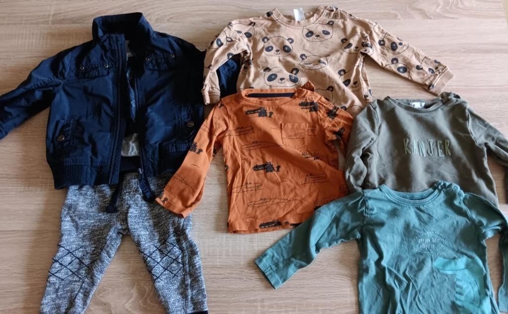 Kleding pakket jongen maat 80 (6 stuks), Kinderen en Baby's, Ophalen, Gebruikt