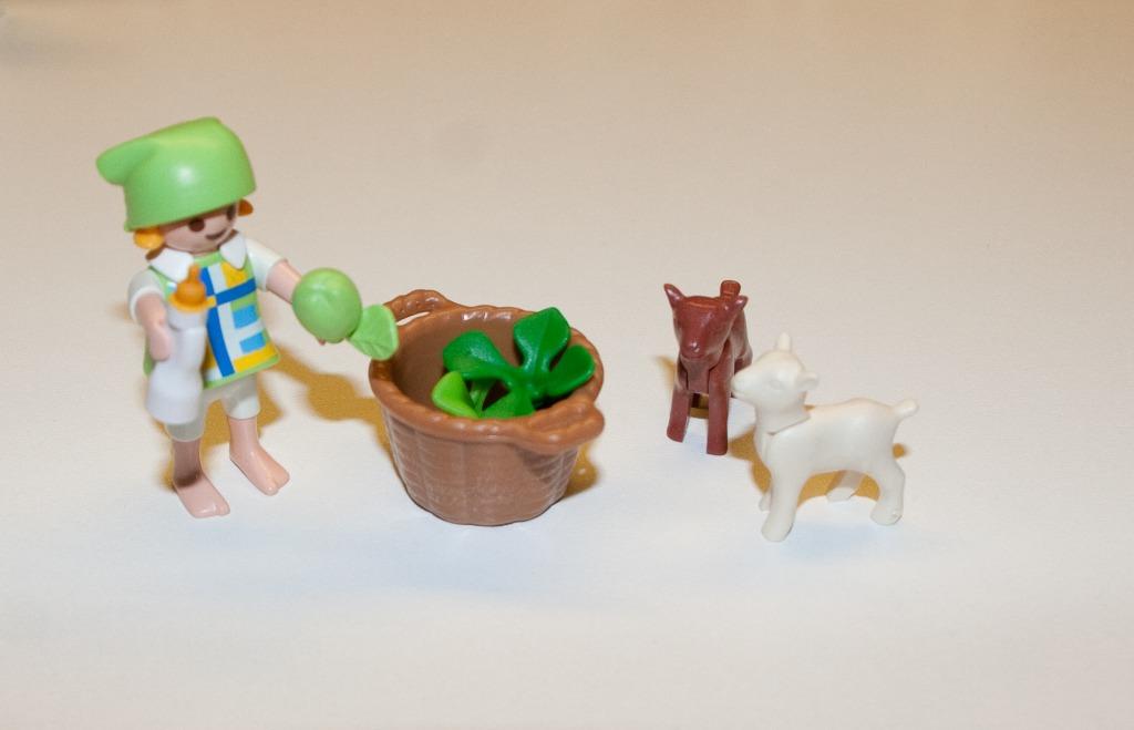 4674 Meisje met baby geitjes, Kinderen en Baby's, Speelgoed | Playmobil, Ophalen of Verzenden, Zo goed als nieuw, Complete set