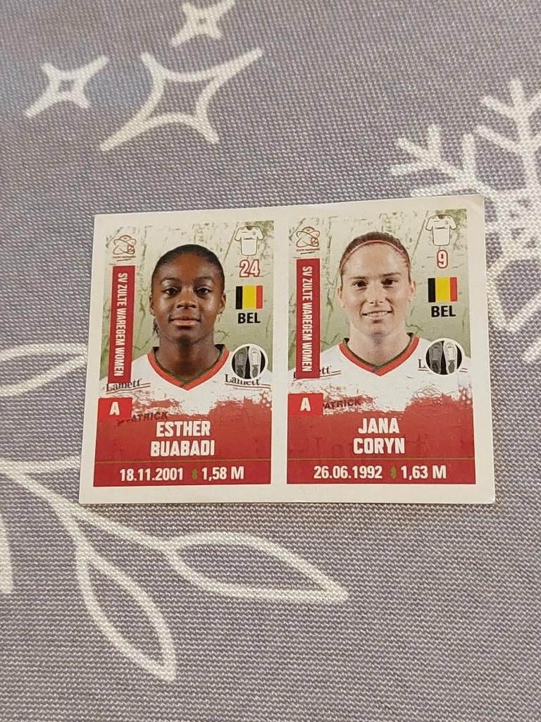 Panini / Sticker / SV Zulte Waregem Women / 2020-2021, Verzamelen, Verzenden, Zo goed als nieuw, Poster, Plaatje of Sticker
