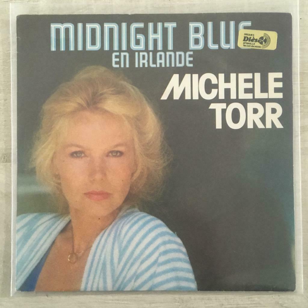 7" Michele Torr - Midnight Blue En Irlande VG+, Envoi, 7 pouces, Pop, Single