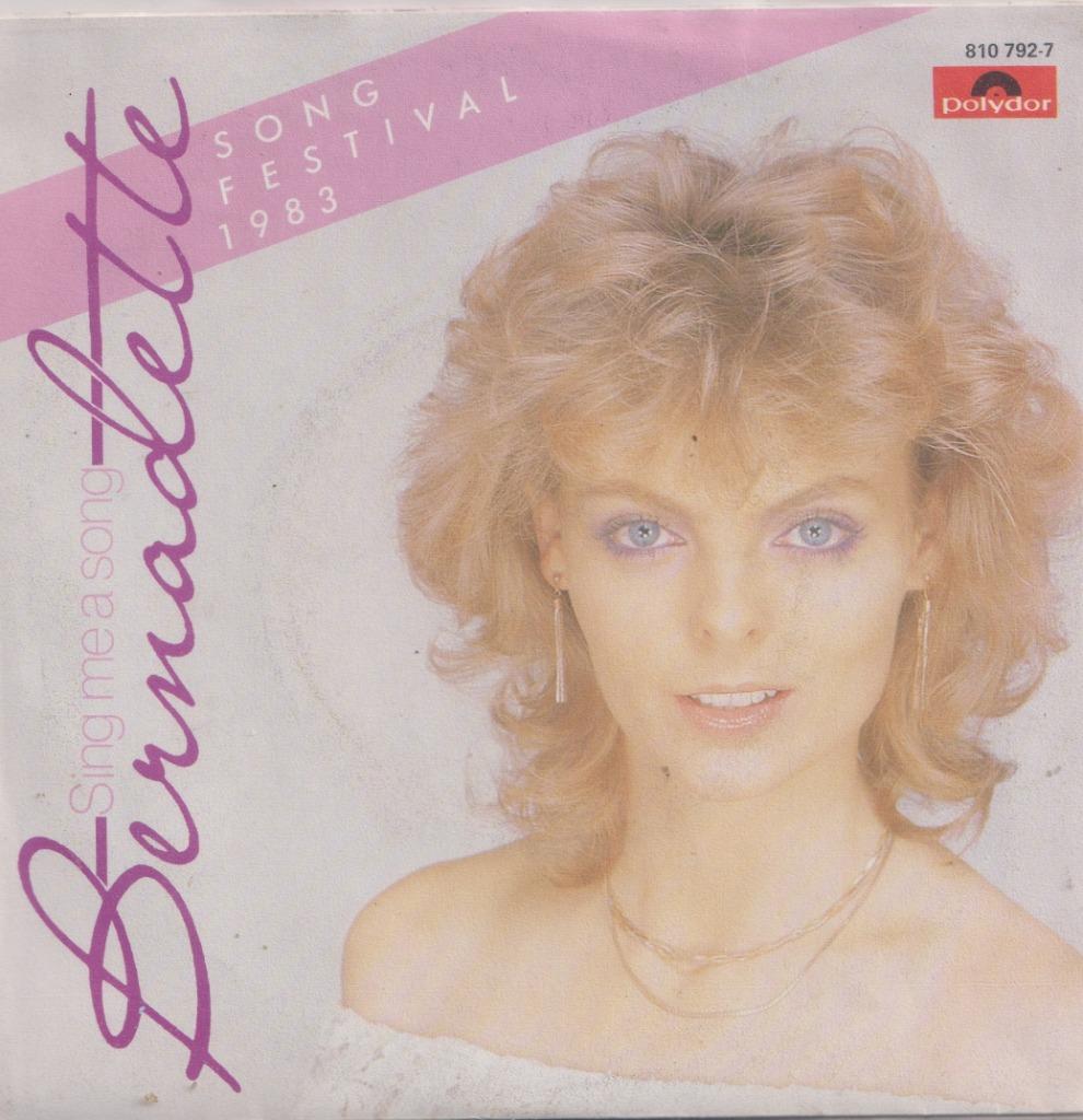 Bernadette -Sing me a song – Single, Cd's en Dvd's, Ophalen of Verzenden, Gebruikt, Nederlandstalig