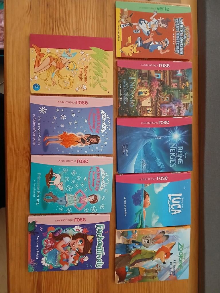 Lot de livres bibliothèque rose bon etat, Ophalen, Zo goed als nieuw
