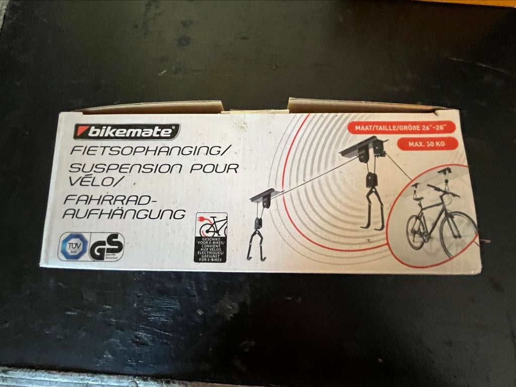 Fiets ophang systeem, Ophalen, Nieuw