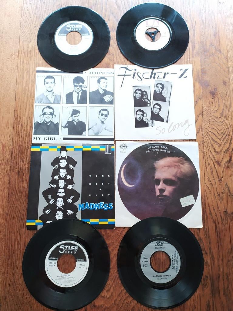 45 T/7 pouces années 79/80, CD & DVD, Vinyles | Rock, Utilisé, 10 pouces, Enlèvement ou Envoi