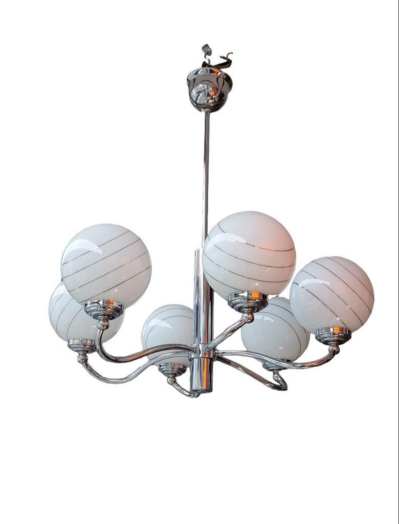Lampe suspendue vintage du milieu du siècle, Enlèvement ou Envoi, Comme neuf
