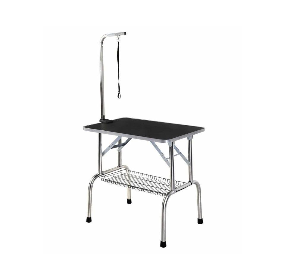 Table de finition pliable GroomEase en acier inoxydable + pl, Animaux & Accessoires, Accessoires pour chiens, Neuf, Enlèvement ou Envoi