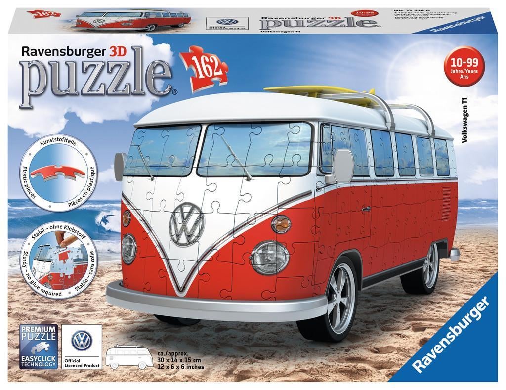 3D Puzzel VW busje - NIEUW !!, Ophalen of Verzenden, Minder dan 500 stukjes, Nieuw, Rubik's of 3D-puzzel