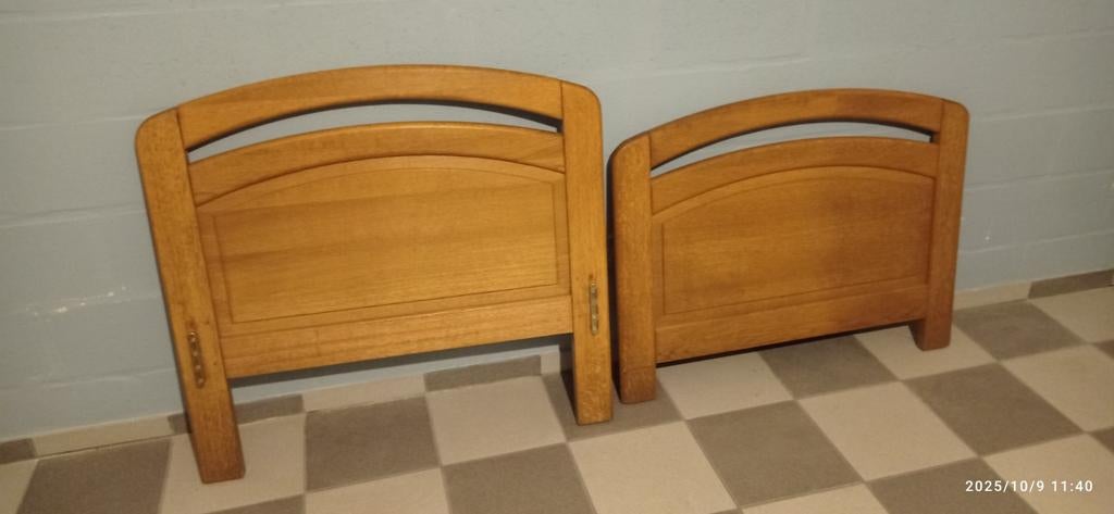 licht eiken bed, Ophalen, Gebruikt