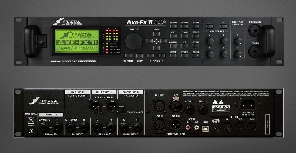 Fractal Axe-Fx II XL+ + MFC-101 MkIII photos sur demande, Enlèvement ou Envoi, Comme neuf, Guitare